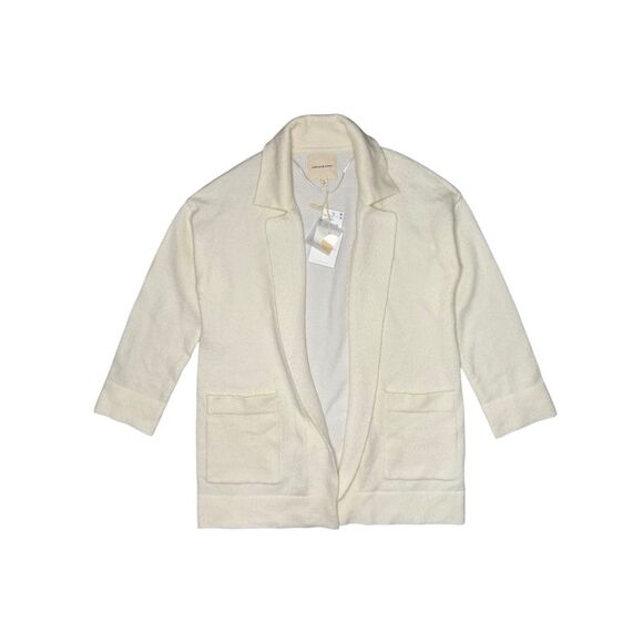 Thread & Supply Women’s Small Open Front Cardigan Sweater Ivory Pockets NEW - Picture 10 of 10